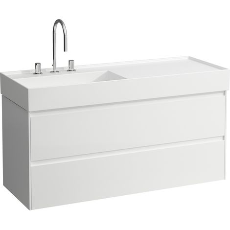 LAUFEN LANI pour Kartell Meuble sous-lavabo, 2 tiroirs,