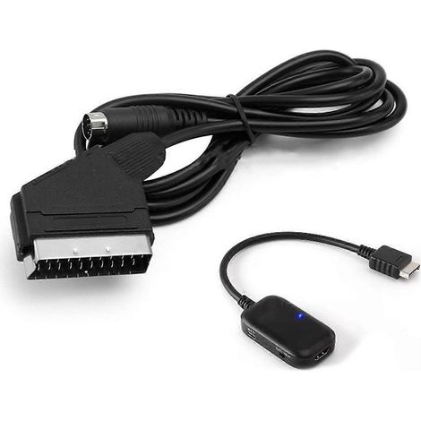 Câble Péritel - 1 8 M - Interface Scart 20 Broches - Pour Consoles De Jeux - 1 Pièce (1/5)