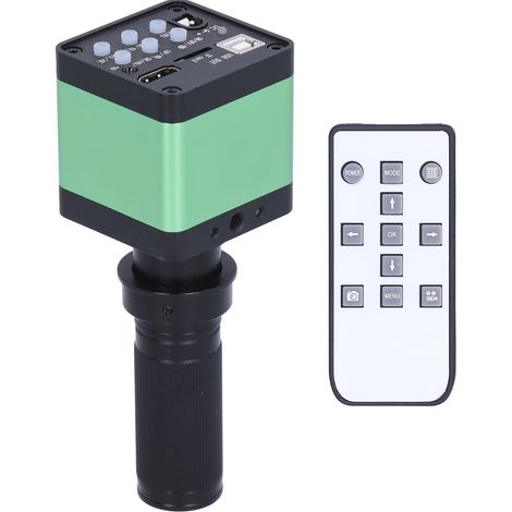 Caméra de microscope numérique industrielle USB 48 MP 2K 1080p avec enregistreur vidéo et prise AC100-240VEU (1/5)