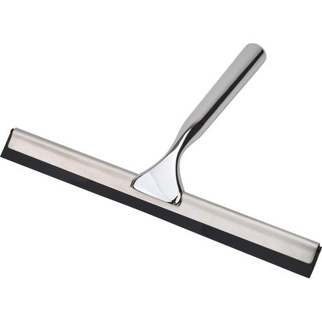 Raclette tout usage en acier inoxydable pour portes de douche en verre, fenêtres de voiture, rétroviseurs, essuie-glace de salle de bain (1/5)