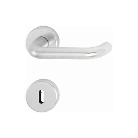 Hoppe Drückerlochteil Paris 138L, 8mm, neusilberfarben eloxiert (1/5)