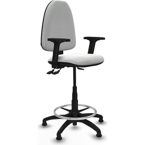 Piqueras y Crespo Silla de Oficina Blanca Con Reposa Brazos (1/3)