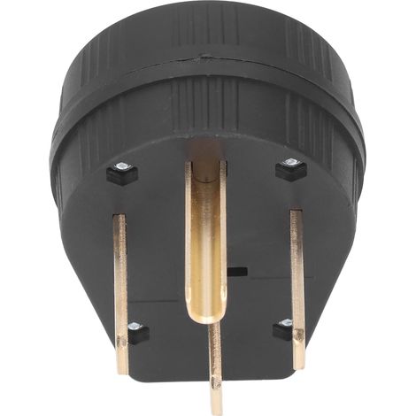 NEMA 14-50P rechtwinkliger Stecker, 50A 125V/250V, 4-poliger Stecker für Herd, Trockner und Generator. (1/5)