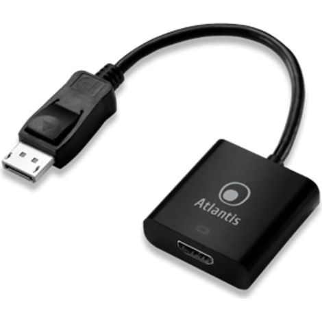 ATLANTIS CONVERTITORE DA DISPLAY PORT MASCHIO A HDMI FEMMINA