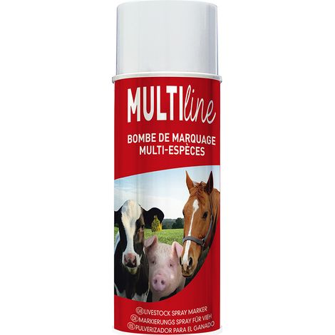 Bombe à marquer Multi-Line rouge 500 ml