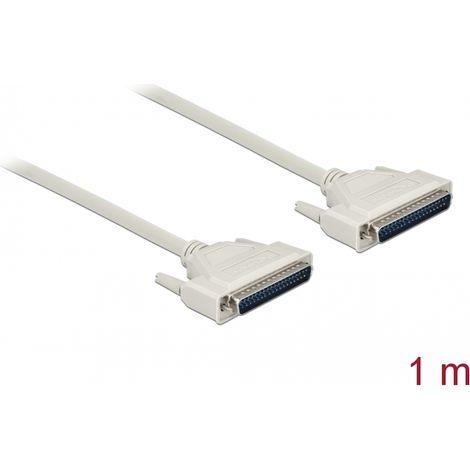 Delock Cable serie D-Sub 37 macho a macho 1 m