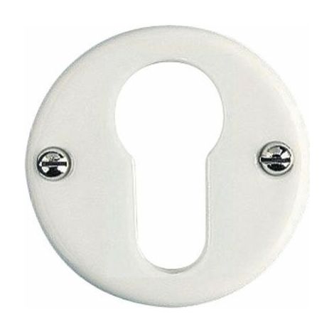 Rosace porcelaine 50 mm - Modèle : Clé I -