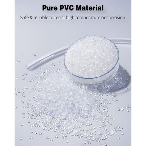 Tuyau d'air transparent en PVC souple 4-6 mm pour pompe d'aquarium et système CO2 2m (1/5)
