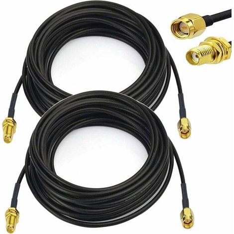 Kabel SMA 2 Stück 3m, Preis SMA, Verlängerung SMA, Kabel SMA RG174 für Antenne LTE 0 3G (1/5)
