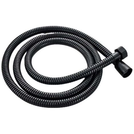 Green Mobility-Raccord de flexible de douche 1,5 m noir mat, câble de flexible de douche universel en acier inoxydable, antidéflagrant (1/3)