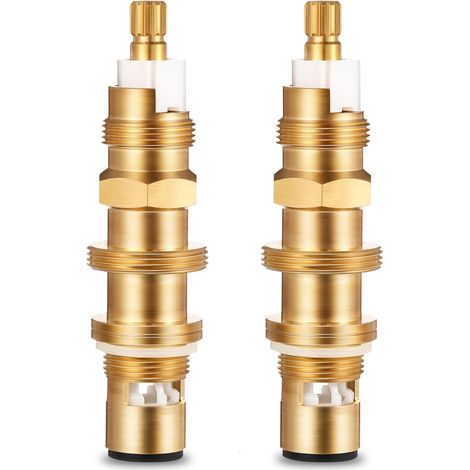 Repuestos para núcleos de válvulas de cerámica, modelo 910-030, vástagos de válvulas para duchas y grifos Price/Pfister, núcleos de válvulas para duchas y grifos (paquete de 2) (1/5)