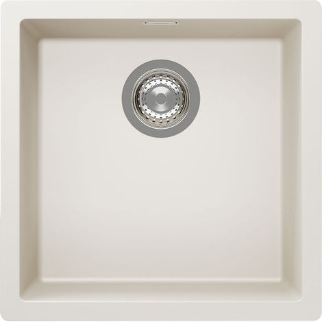 SCHOCK Einbaubecken Cristadur KAIA N-100 A Magnolia Exzenterbedienung (1/2)
