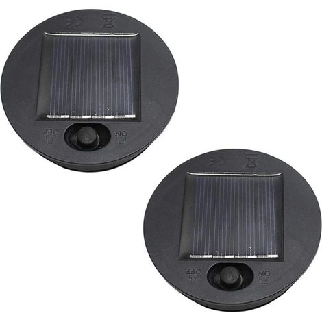 Lot de 2 lanternes solaires de remplacement pour lanternes suspendues extérieures, remplacement de la lumière solaire LED avec boîtier de batterie, facile à installer, professionnel (1/5)