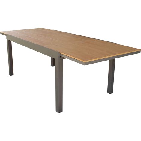 VIDUUS - set tavolo in alluminio e polywood cm 160/240 x 95 x 75 h con 8 poltrone Viduus (1/4)
