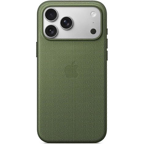 Coque de protection TechWoven pour iPhone 17 Pro Max avec MagSafe, logo Sienna, fine et antichoc, verte.