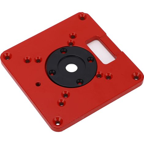 Frästisch-Einlegeplatte aus Aluminiumlegierung, universelles Design, Zubehör für die Holzbearbeitung (1/5)