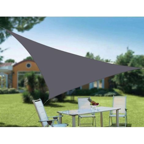 Tenda da ombra triangolare anti-UV al 98% per giardino esterno - 3 x 3 x 3 m (1/4)