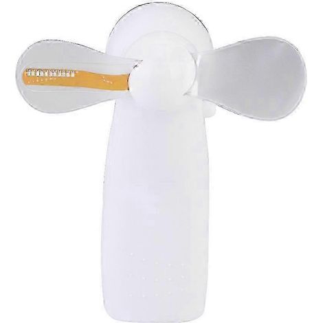 Mini ventilateur électrique portable d'été pour l'intérieur et l'extérieur, avec pales LED et motif dessin animé (1/3)