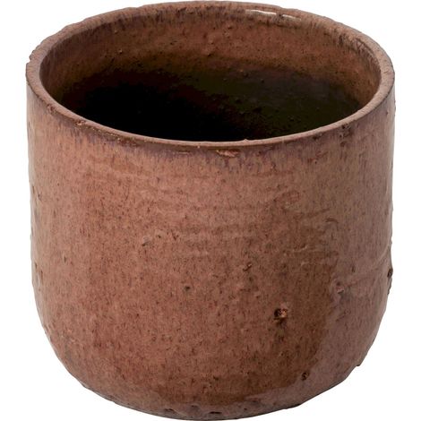 Cache pot en poterie vieux rose - vieux rose (1/3)