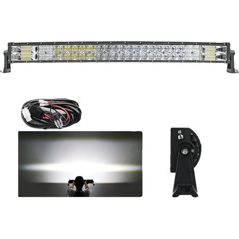 Lichtleiste, Dual Row, Kombi-Strahlwinkel, 32 Gebogen mit Draht (1/2)