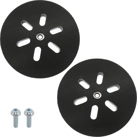 Plateau de Ponçage 150mm avec Hook et Loop Compatible avec Bosch GEX 150, GEX 150 AC, GEX 150 Turbo Ponceuse 2 Pièces (1/5)