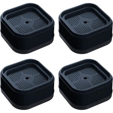 Bardusch-Lot de 4 rehausseurs de lit réglables empilables faciles à utiliser pour machine à laver, bureau, canapé (1/5)