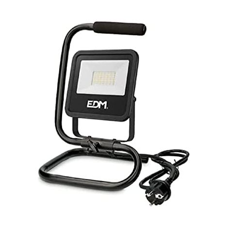 LED-Projektor mit Ständer, 30 W, 2370 lm, 4000 K Tageslichtschwarz, Serie EDM