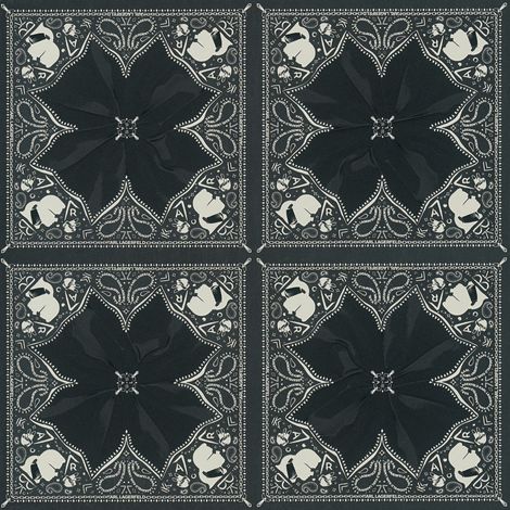 Empapelado de lujo exclusivo Profhome 378452 papel pintado no tejido ligeramente texturado de diseño brillante negro blanco 5,33 m2