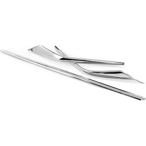 Ensemble de 3 baguettes décoratives de pare-chocs, accessoires automobiles compatibles avec Harrier Venza XU80 2020-2021 (1/5)
