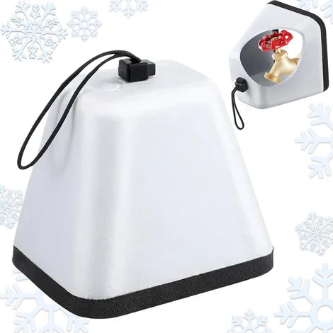 CSPARKV - Protector de espuma para grifos de invierno, funda para grifos de exterior para invierno, protección invernal para grifos de exterior, protección contra viento, lluvia, nieve y heladas (1/5)