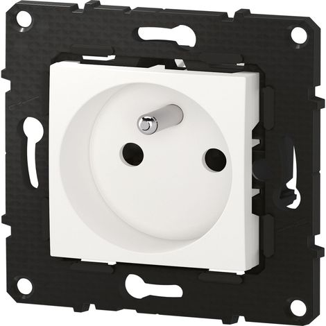 Legrand – Prise de courant Altège 16A – bornes automatiques – éclips de protection enfants – connexion rapide sans outil – BTAL21DD (1/6)