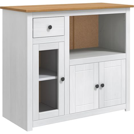 Mueble para microondas PANAMA y Cera de Miel Pino macizo VidaXL