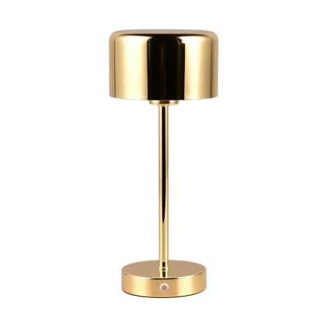 REALITY LEUCHTEN JEFF R59151103 LAMPE DE TABLE À 4 LED EN MÉTAL LAITON POLI AVEC 4 LED 1,5 W (1/3)