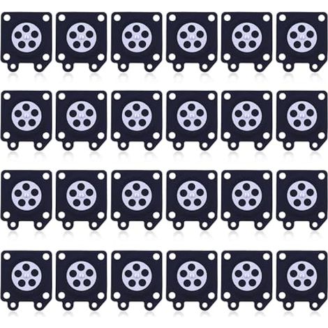 Lot de 24 Membranes de Carburateur pour Walbro WA & WT Tondeuse à gazon, Compatible avce Stihl, Partner, Echo, Efco, Alpina, Fuji, Robin, Tanaka, Shindaiwa (1/5)