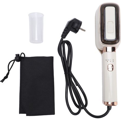 Kombiniertes Reise-Dampfbügeleisen, Mini-tragbar, Nass- und Trockenbügeln, 2 Funktionen, 1000 W für Kleidung, 15 Sekunden Aufheizzeit, 180° klappbarer Griff, EU-Stecker, 220 V