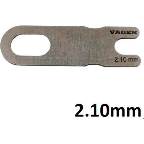 Lame de compensateur d'entretoise d'injecteur Volvo 2,10 mm  VAD130005003