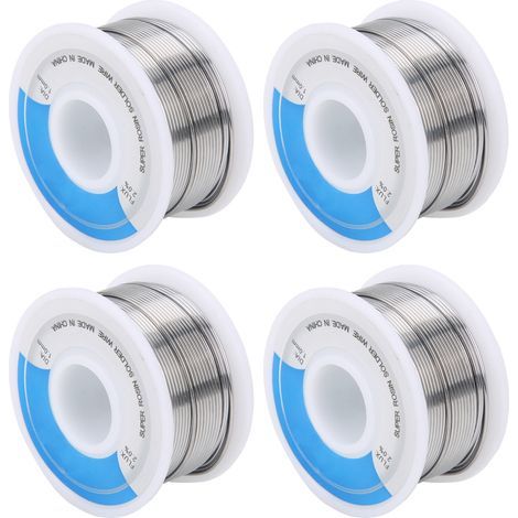 Fil de soudure en étain 10 pièces, haute pureté, point de fusion bas, fournitures de brasage, diamètre 1 mm, 100 g (1/5)