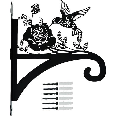 Aufhänger aus Metall Wandhaken rustikale Silhouette