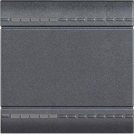 Manette Livinglight MyHOME BUS neutre type bascule 2 modules anthracite BTICINO L4911M2N