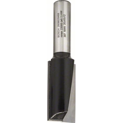 Bosch Nutfräser Standard for Wood, 12 mm, D1 20 mm, L 40 mm, G 81 mm