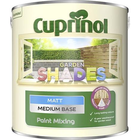 Cuprinol 5135122 Garden Shades Medium Base 2.5L CUP4522