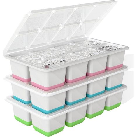 Eiswürfelformen Silikon Deckel Whiskey 3er Color 1.75 inch ice cubes (1/5)