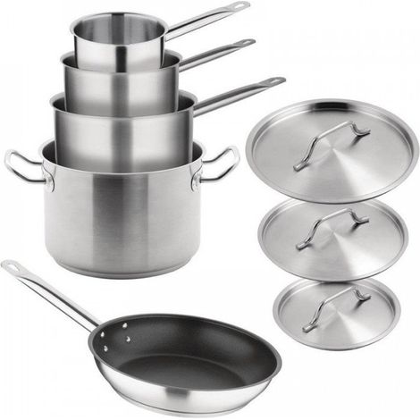 Ensemble de batteries de cuisine toutes surfaces, avec couvercle (1/5)