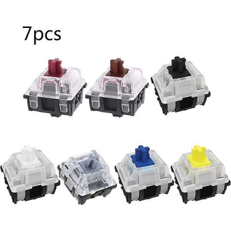 Interrupteurs optiques Gateron Silent Argent Jaune Rouge Marron Remplacer pour Gateron (1/4)
