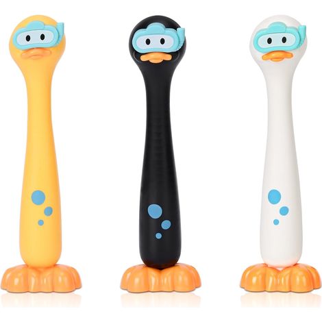 Lot de 3 jouets de piscine en forme de canard - Anneaux de plongée sous-marins pour enfants de 3 à 12 ans (garçons et filles) - Amusants tout l'été (1/5)