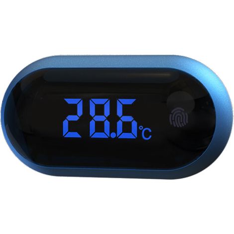 Termometro per acquario, termometro digitale per acqua con schermo tattile a LED, monitor di alta precisione della temperatura per acquari d'acqua dolce e rettili marini -Crezuo
