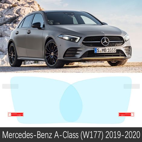 (Classe A (W177) 19-20) Compatible avec Mercedes-Benz Classe A W169 W176 W177 A-Klasse A160 A180 A200 A45 Film anti-buée pour rétroviseur intérieur Accessoires étanches à la pluie (1/5)