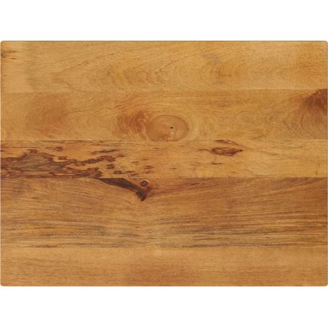 Tischplatte 90x70x3,8 cm Rechteckig Massivholz Mango