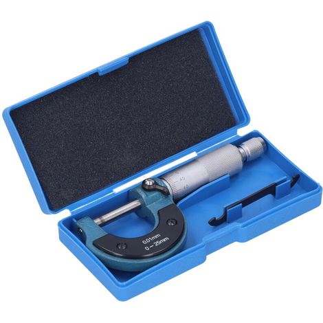 Palmer numérique 0-25mm avec précision 0.01mm pour mesure extérieure filetage (1/5)