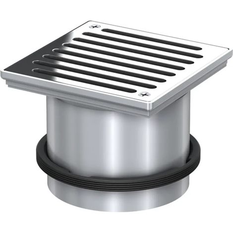 ACO Elemento superiore Passavant 148x148/ K3/ V2A/Griglia avvitata, 5141.89.22